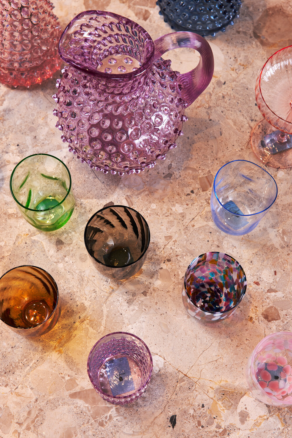 Splash tumbler glas - multi